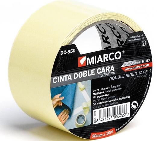 CINTA DOBLE CARA38mm10m POLIPROP.DC850