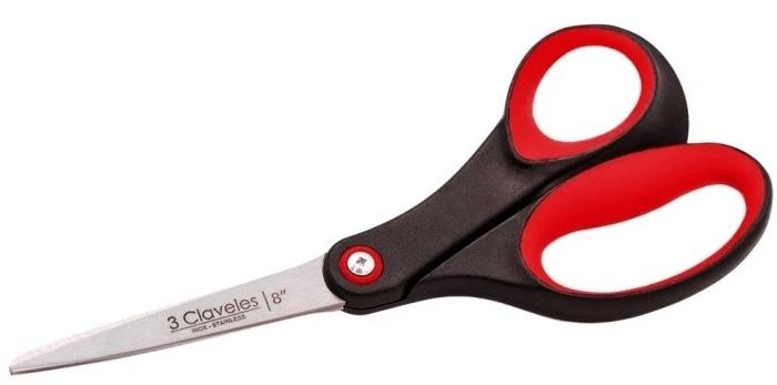 TIJERAS VARIOS USOS 8" 3CLAVELES 128