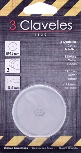 CUCHILLAS  CUTTER ROTATIVO 45mmsBL-3