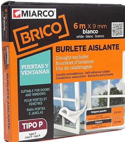 BURLETE CAUCHO P BCO.2-5mm