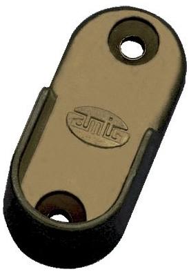 SOPORTE TUBO ARM.LAT.ALUM.30x15 BL-2 BRONCE