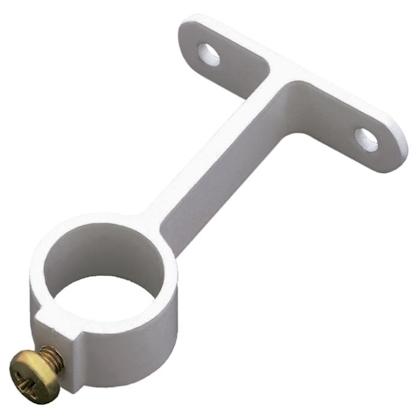 SOPORTE TUBO ARM.OV.CENTRAL 20mmALU.BLANCO REF.4