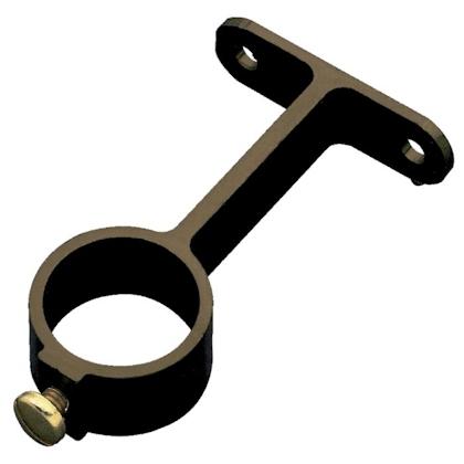 SOPORTE TUBO ARM.OV.CENTRAL 20mmALU.BRONCE REF.4
