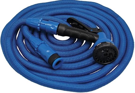 MANGUERA EXTENSIBLE 15m C/PISTOLA AQUACENTER