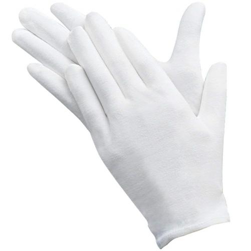 GUANTES ALGODON BCO. 5061B T9