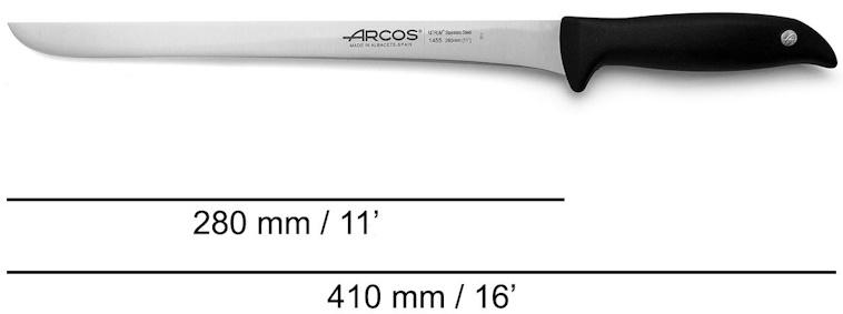 CUCHILLO 145500 28cm JAMONERO   ARCOS