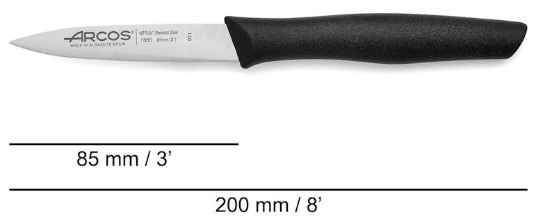CUCHILLO 1885 8,5cm MONDADOR NEGRO