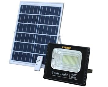 FOCO SOLAR LED 040w C/PLACAyMANDO