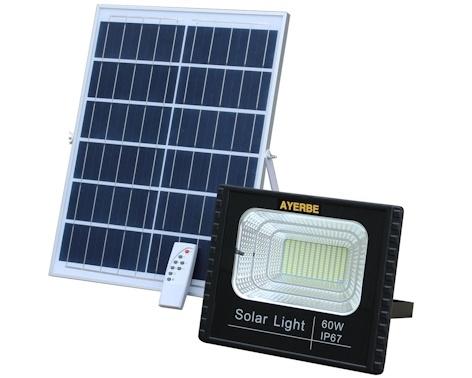FOCO SOLAR LED 060w C/PLACAyMANDO