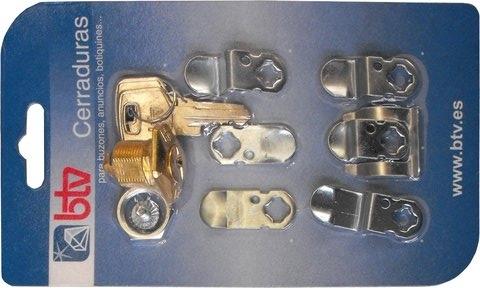 KIT CERRADURA BUZON ORO Nº2BTV