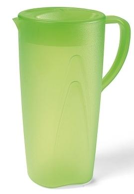 JARRA PLAST.TAPA 1,7l.NARANJA, VDE. VIOLETA