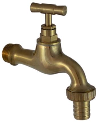 GRIFO CODILLO 3/4 LATON C/RACORD