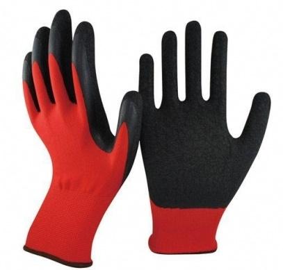 GUANTES ROJO GRAN AGARRE NYLON T-10