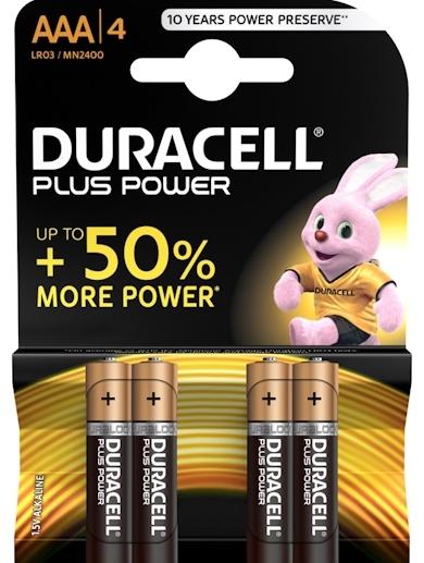 PILA DURACELL ALC.LR03 "AAA" BL-4