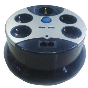 BASE MULTIPLE RED.5T+2USB+2TELEF.