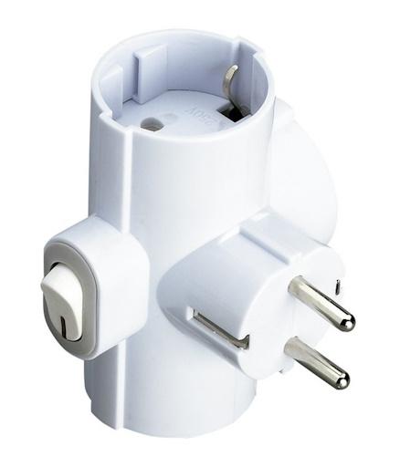 ADAPTADOR 3T TT C/INTERR.