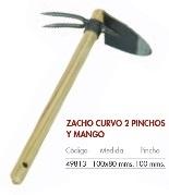 AZADILLA CURVA+ 2 PINCHOS M-M-CORTO 49813