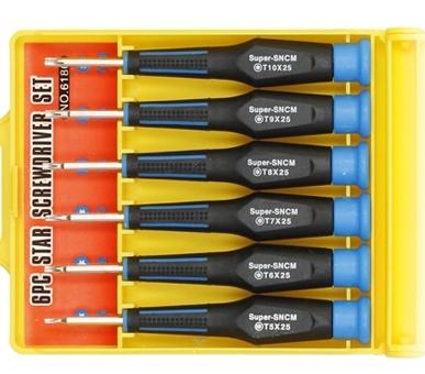 JUEGO DESTOR.RELOJ.6PZAS-TORX