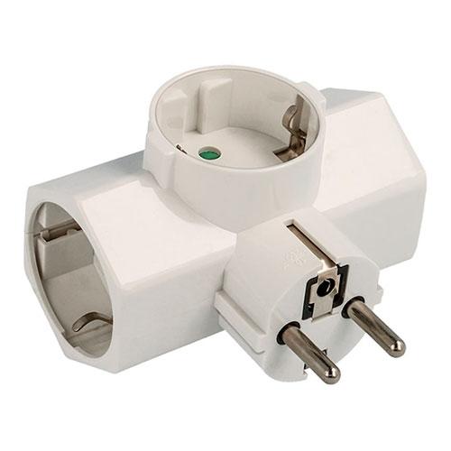 ADAPTADOR 3T TT 2 LAT+ 1SUPERIOR 16amp