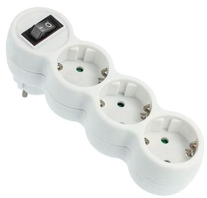 ADAPTADOR 3T TT FRONTAL C/INTERR.16amp