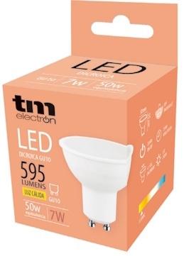 LAMPARA LED DICROICA GU10 7w 3000k TMLAL250