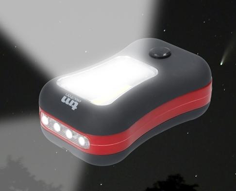 LINTERNA LED PETACA 4LED+3wCOB C/PILAS