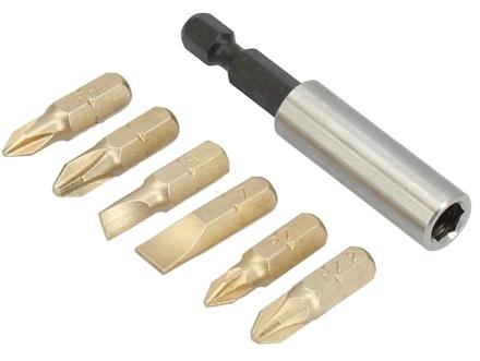 PUNTAS ATORN.TITANIO JGO-6 C/ADAPT.