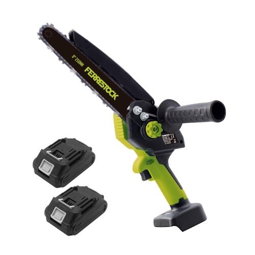 MOTOSIERRA BATERÍA 630W 2x2.0Ah 1021V BAT+CARG