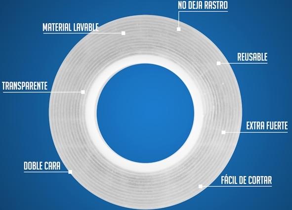 CINTA DOBLE CARA EXTRA FUERTA 20mms3m **OFTA**