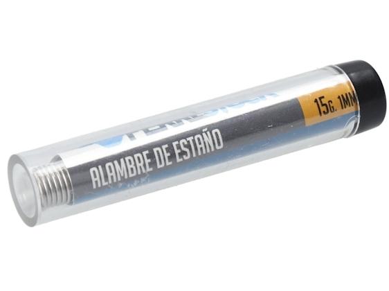 SOLDADURA ESTAÑO 1mm 15grs TUBO 60Sn
