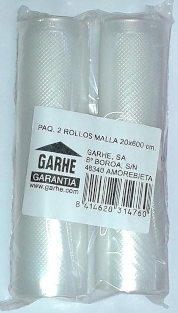 BOLSA VACIO MALLA 2 ROLLO 20x600