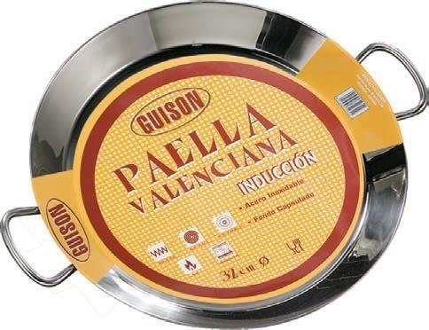 PAELLERA INOX F.DIFUSOR 28cms