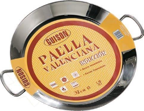 PAELLERA INOX F.DIFUSOR 32cms OPTIMA