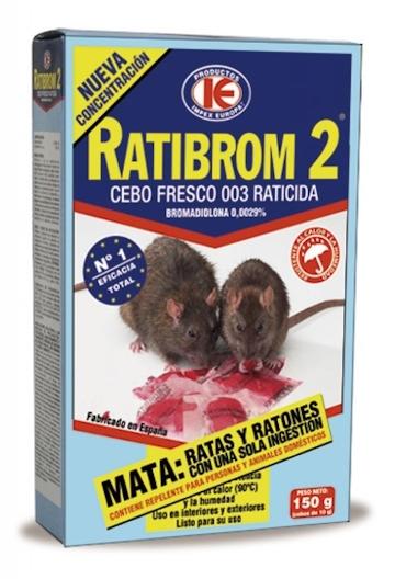 RATICIDA RATIBROM 2 150grs CEBO FRESCO