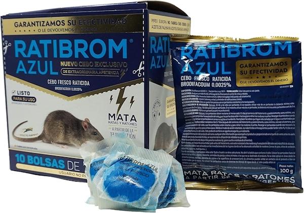 RATICIDA RATIBROM AZUL 10x100grs PASTA FRESCA
