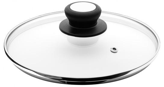 TAPA CRISTAL/INOX 26cms