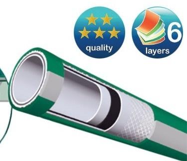 TUBO PLAST.PREMIUM VERDE 5/8 *m