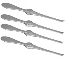 SET 4 TENEDORES MARISCO 18cms