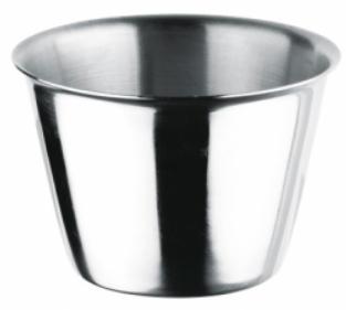 FLANERO INOX 8cmsH-5,7cms 0,22L.