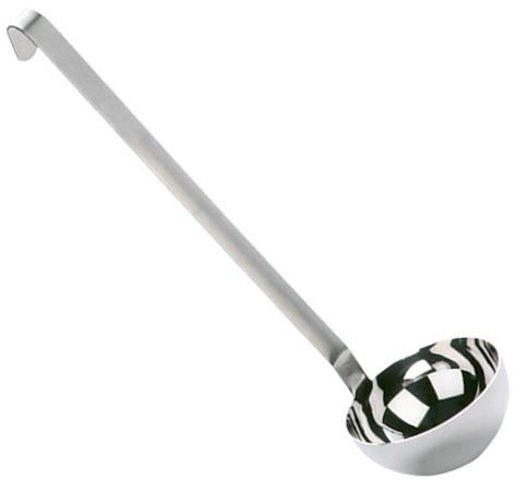 CUCHARON INOX 1 PIEZA C/GANCHO09cm39cm0,2l
