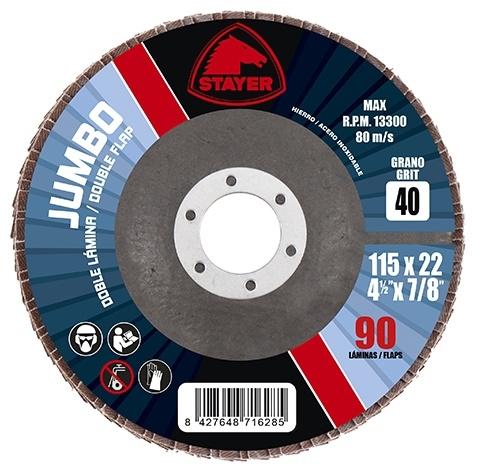 DISCO LAMINAS 115x22 GR-60 ZIRCONIO