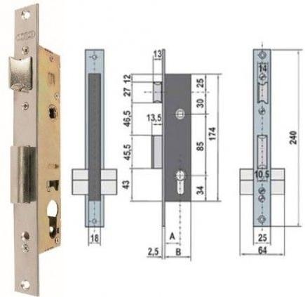 CERRAD-E 5530 20 85mmsPTA.MET.PICAP.+CERR.AC.INOX