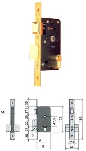 CERRAD-E 5800 50 47,5mmsPIC.+CIERRE LATON