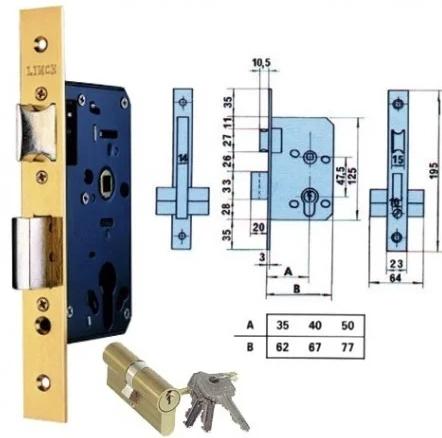 CERRAD-E 5801 45 C/BOMBILLO P/MANILLA