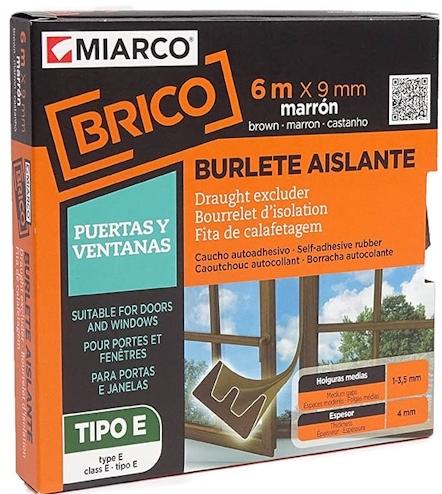 BURLETE CAUCHO E MAR.1-3,5mm 9mm6m
