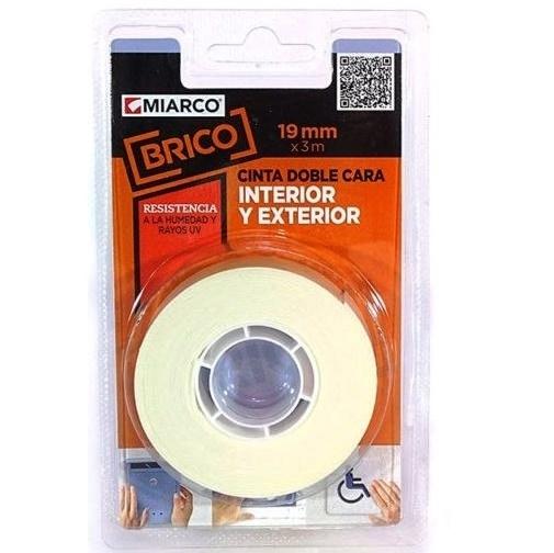 CINTA DOBLE CARA INT-EXT. 19mm3m