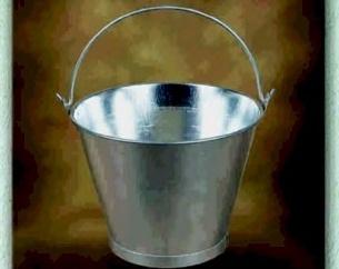 CUBO GALV. CONICO 11" 8l. (H22-Di27,5cms)