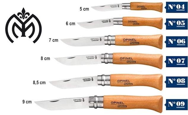 NAVAJA OPINEL CARBONO Nº4 5cms