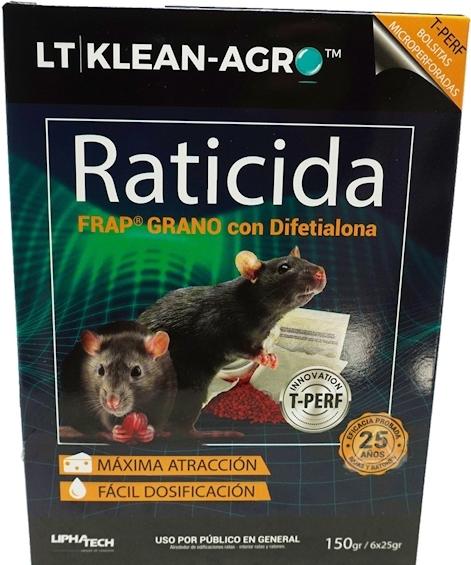 RATICIDA KLEAN-AGRO GRANO 150grs