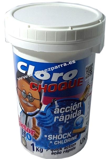 PISCINAS CLORO CHOQUE GRANO 1kg